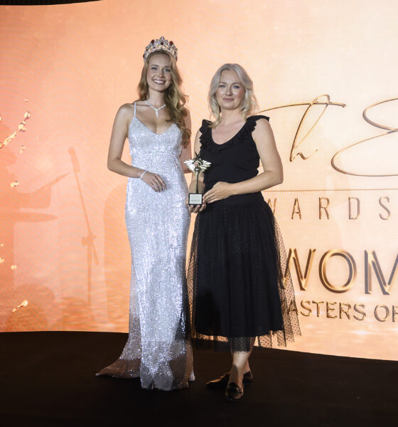 Joanna Draniak-Kicińska z nagrodą The Science of Beauty Award podczas gali ShEO Awards 2026 Women Masters of Health